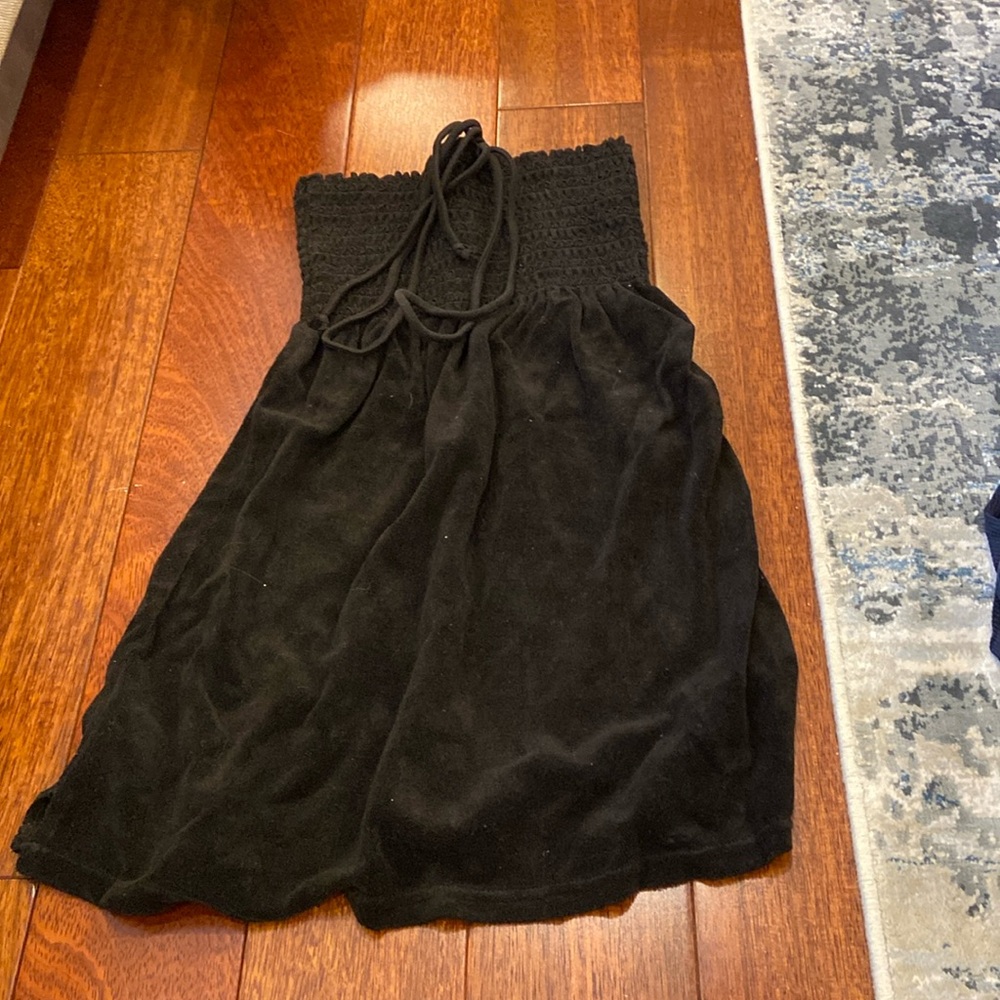 Girls Juicy couture Black Terry cloth dress